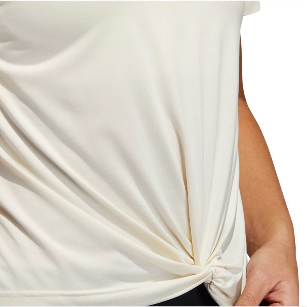 adidas Women's Knotted T-Shirt Small - Picture 5 of 5